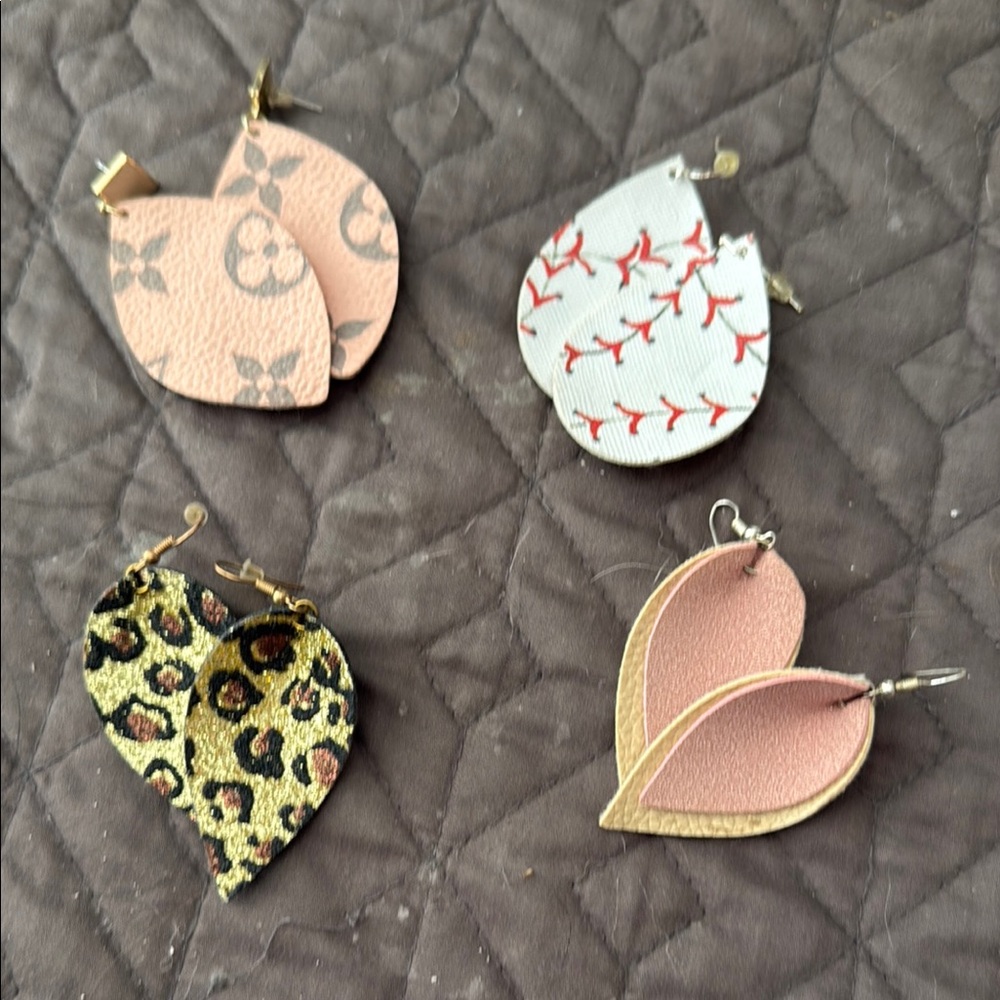 Stylish Fashion Earrings Set of 4